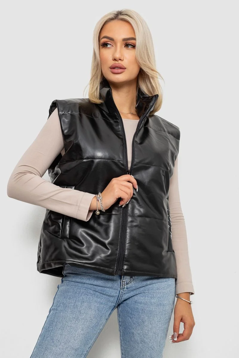 Жилет жіночий демісезонний екошкіра